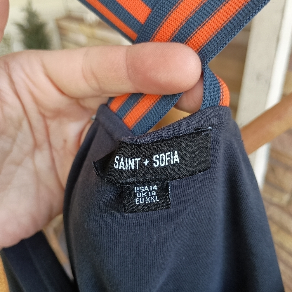 Saint + Sofia Elegant Blue Maxi Dress_14 - Picture 3 of 7